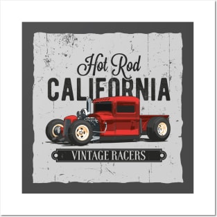 hot rod california Posters and Art